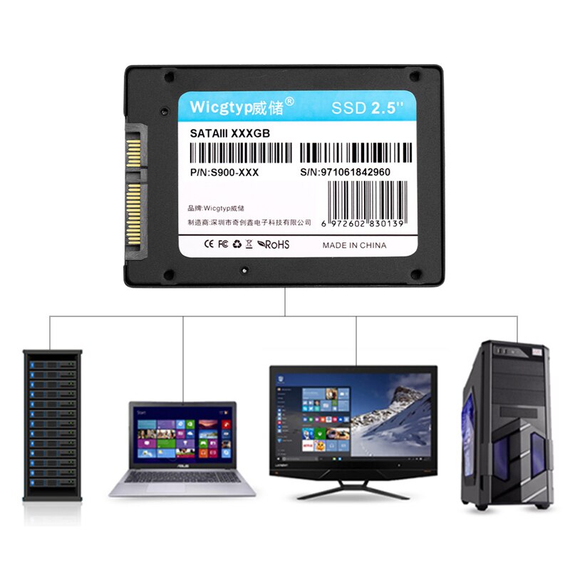 Wicgtyp Interne Festplatten SSD 120 gb 240 gb 480gb ssd 2,5 SATA3 Festplatte HDD 1tb 512gb 256gb 128GB fest Zustand Antrieb Laptop