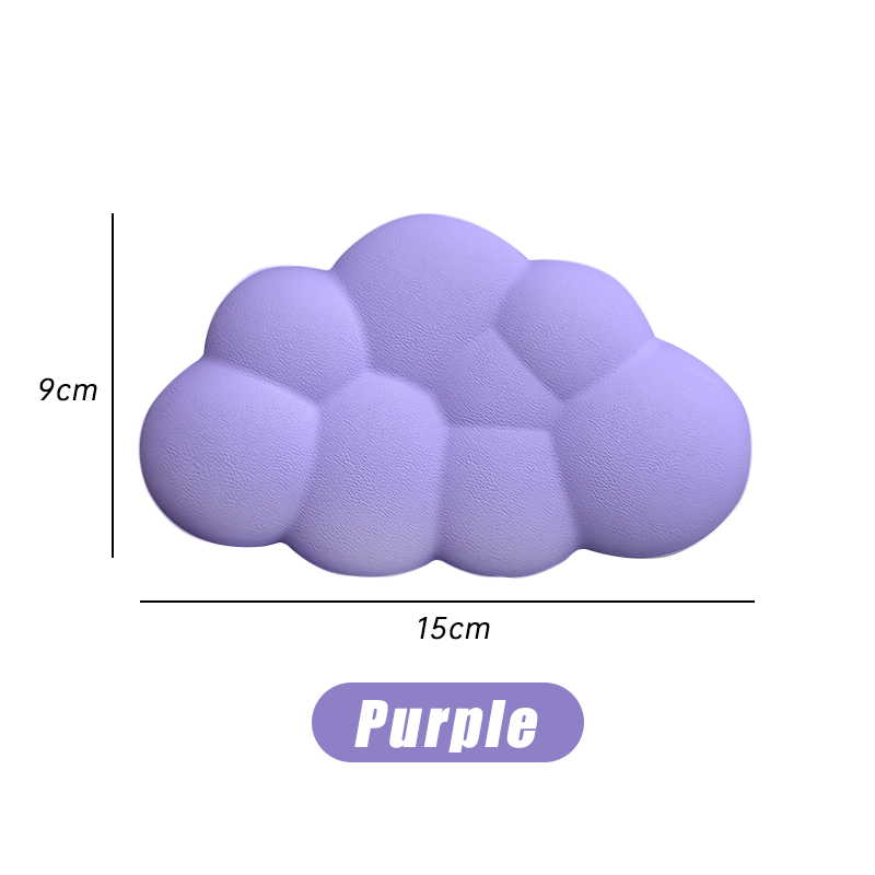 Wolken bilden Handballen auflage Anti-Rutsch-Schreibtisch matt Erinnerung Schaum Handballen auflage Ergonomisches Mauspad Eingabe Handballen auflage Büro zubehör: Dunkelbraun