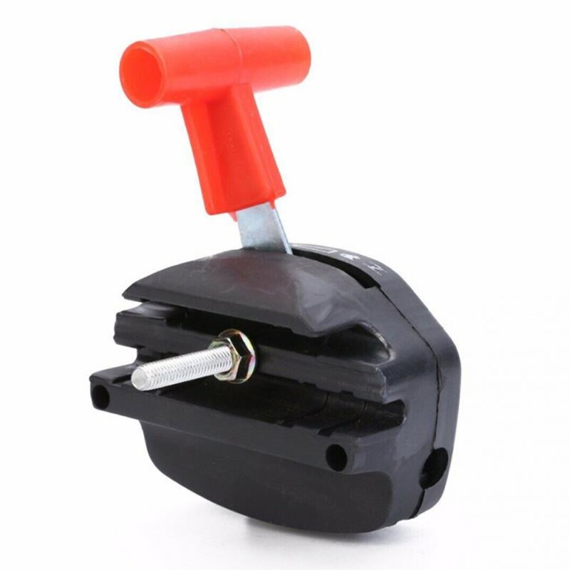 Plastic and Durable Lawn Mower Replacement Parts Black+Red Throttle Control Box Throttle Switch Lawn Mower Parts