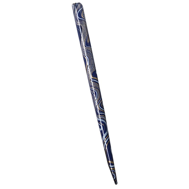 Artesanato em madeira Roteiro Antigo Titular Caneta de Caligrafia Caligrafia Caneta Mergulho Oblíqua Ferramentas: Azul