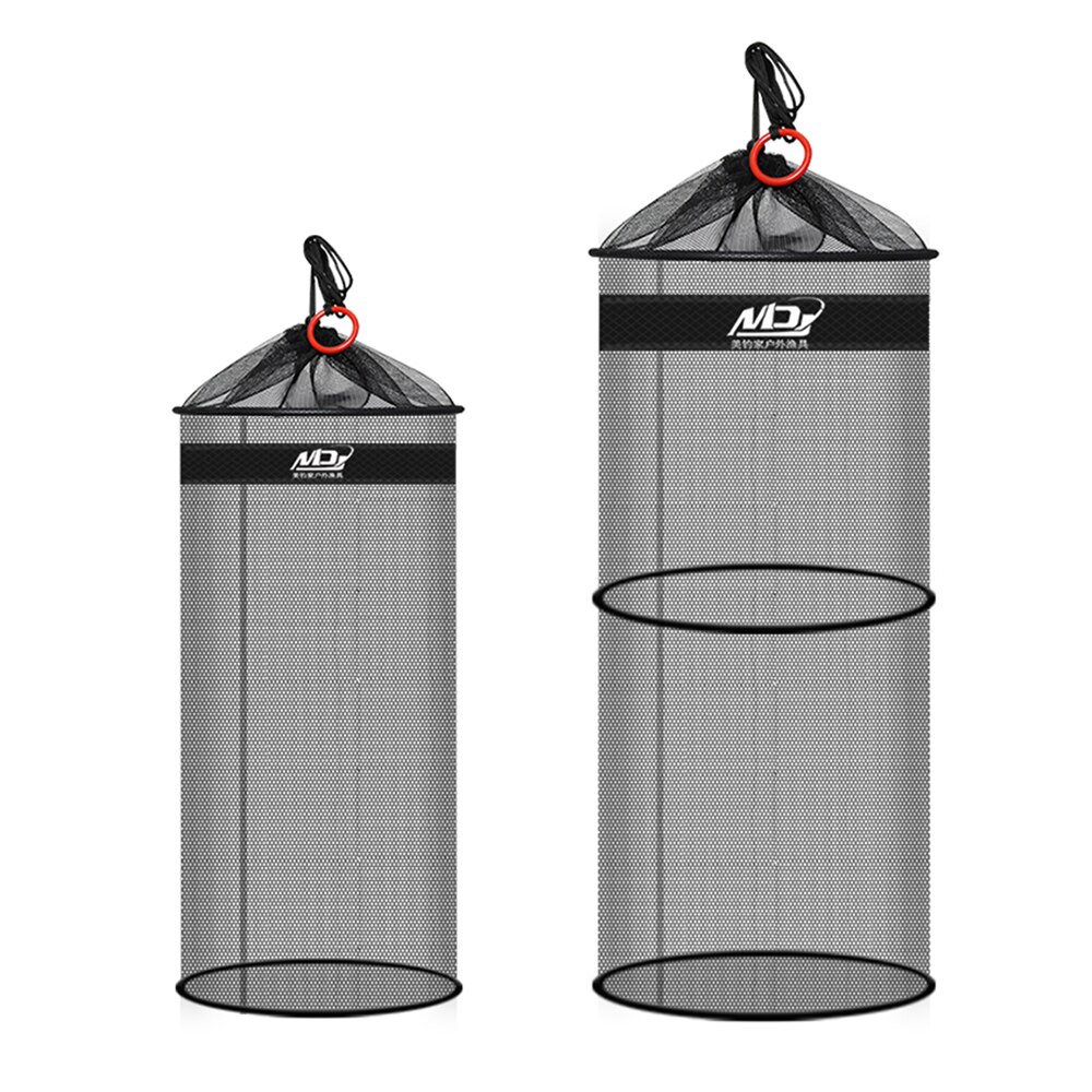 Draagbare Visnet Met Kleine Netje Sneldrogende Vissen Trap Netten Opvouwbare Rivierkreeft Karpervissen Accessoires Tool X467G