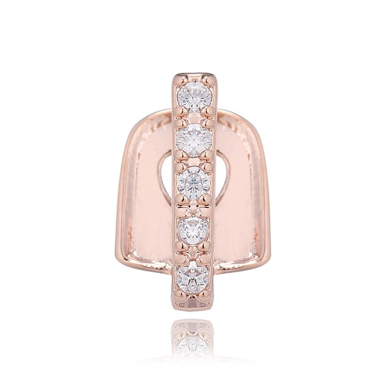 Hip Hop Gold Teeth Grillz Top Crystal Grills Dental Mouth Punk Teeth Caps Cosplay Party Tooth Rapper Funny Jewelry