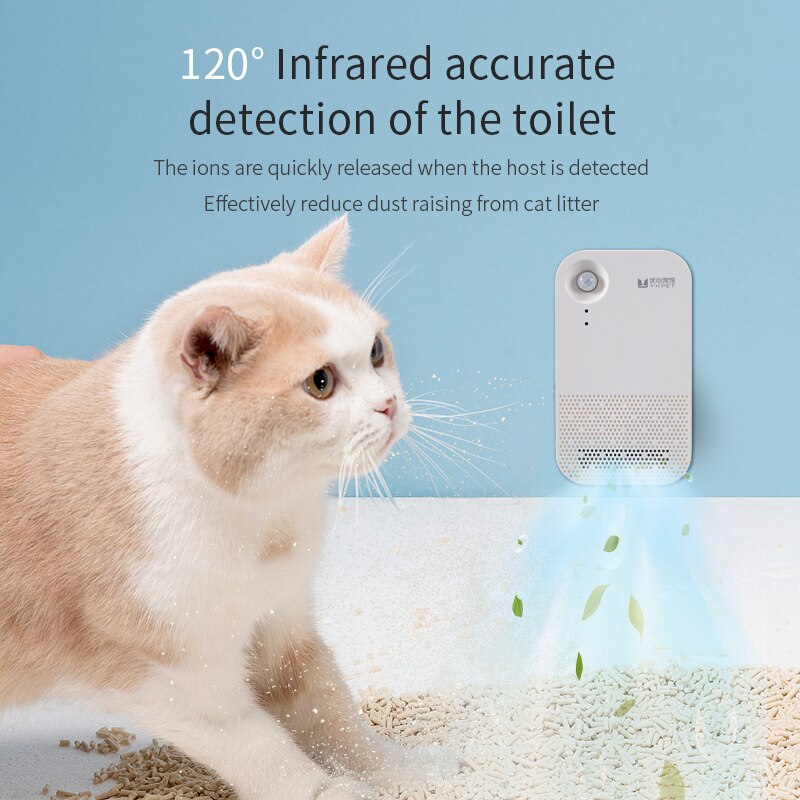 Clever Haustier Deodorizer Katze Geruch Luftreiniger für Katzen Wurf Kasten Hund Toilette Zu Hause Filterung System Geruch Eliminators