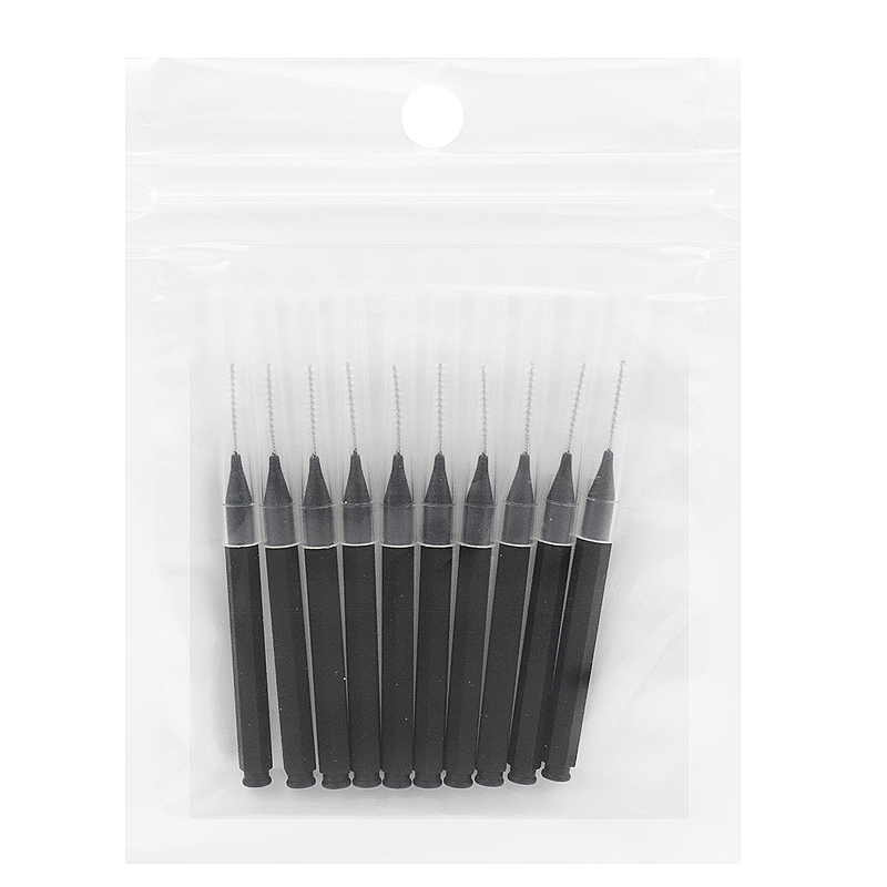 50 Stuks Interdentale Borstels Gezondheidszorg Tanden Whitening Interdentheelkundige Reiniger Orthodontische Tandborstel Mondhygiëne Tools: Black