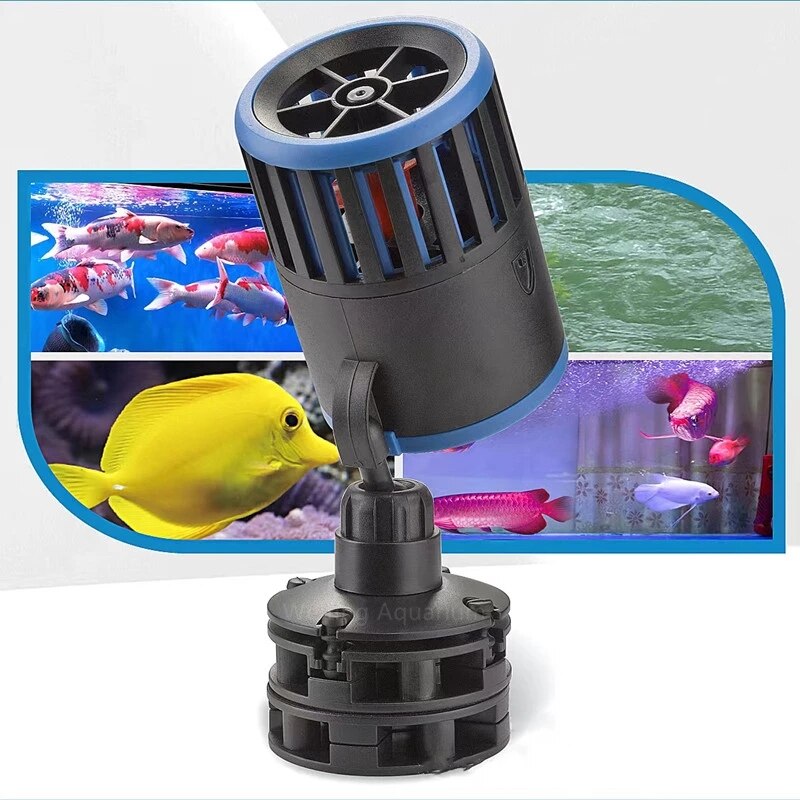 Fish tank wave pump ultra-quiet small surfing manure blowing ring pump wave device diving fish poop pumping device fish tank acc