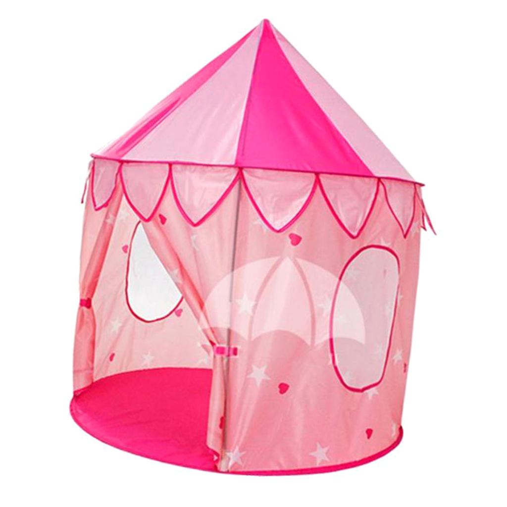 Kids Play Tent Meisjes Prinses Kasteel Voor Indoor Outdoor Gebruik, 41&#39;&#39;d X 53&#39;&#39;h Roze