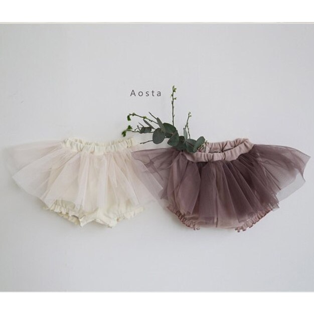 Jupe d'été pour -né fille, Adorable, beige/kaki, en tulle, tutu de princesse pour fête de mariage, pour enfants 0-24m