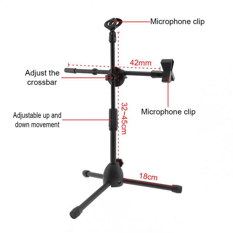 Supporto Braccio Microfono Regolabile Con Clip Doppio E Supporto Telefono - Treppiede Xcceries