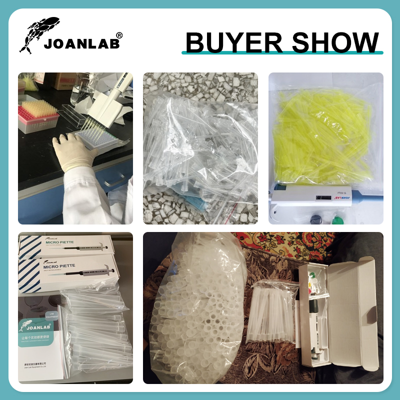 JOANLAB Laboratory Pipette Tips 10ul 200ul 1ml 5ml 10ml Micropipette Disposable Plastic Pipette Tip Chemistry Lab Supplies