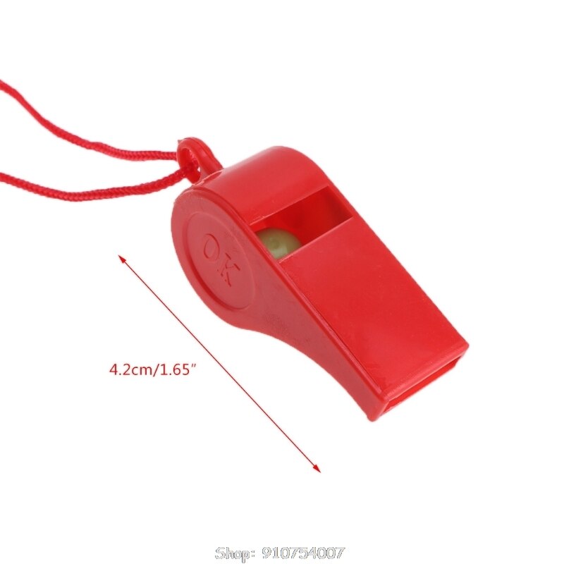 24 sztuk kolor plastikowe wiwat sport koszykówka piłka robić piłki nożnej fani gwizdek sędziego D17 20 Dropship