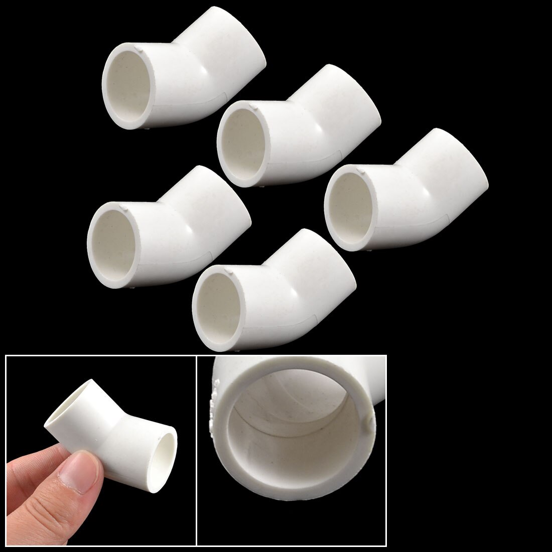 UXCELL 5 piezas 20 Mm Dia 45 ángulo codo Pvc acces... – Grandado