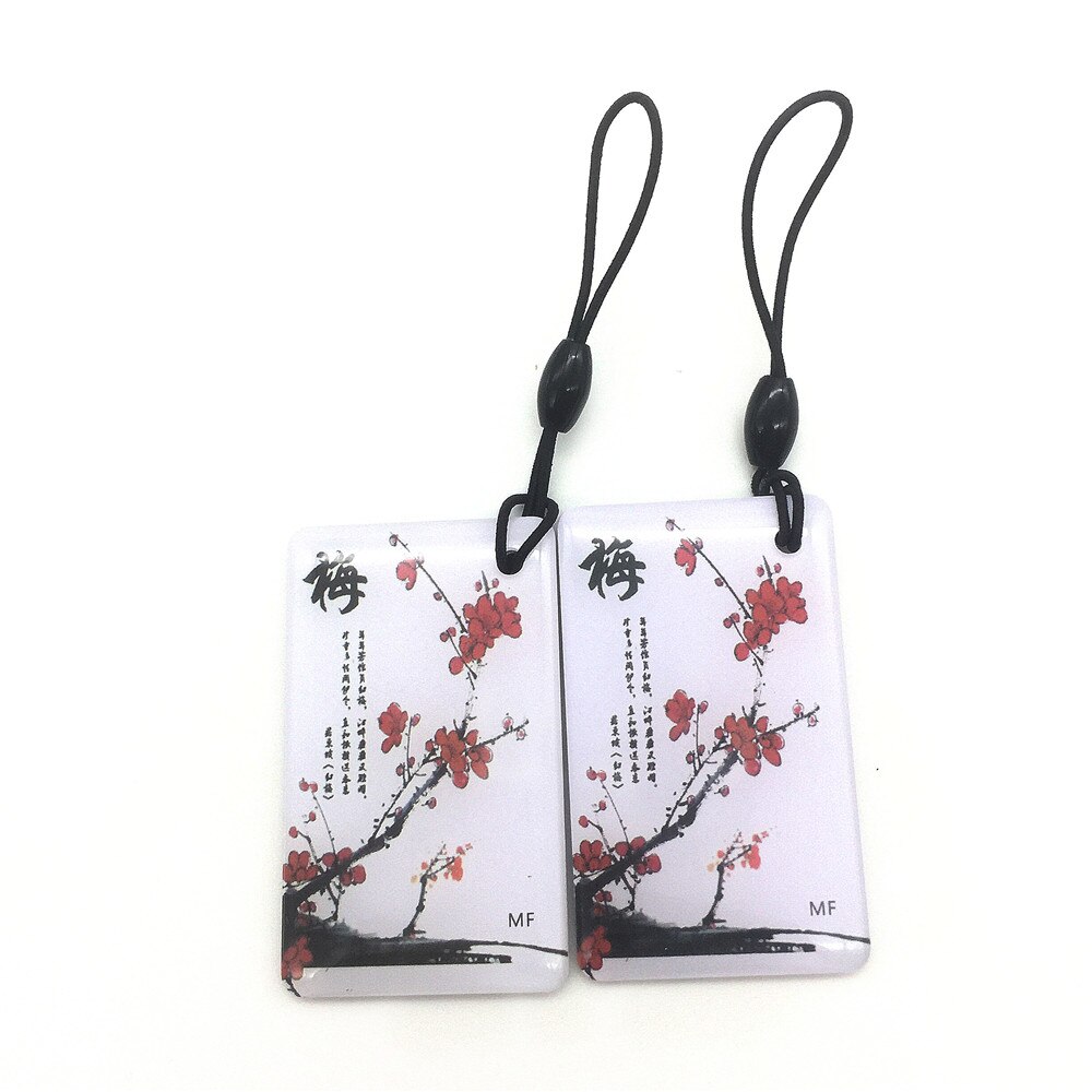 Duplicator T5577 Clone card Proximity Badge Writable Rewrite Copy 125khz RFID Tag Card: white