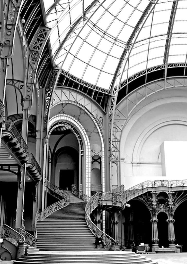 Fotos de fotografía en blanco y negro, imagen impresa en lienzo, globos negros, para mujer, Tour Eiffel, cartel de coche Vintage, decoración del hogar