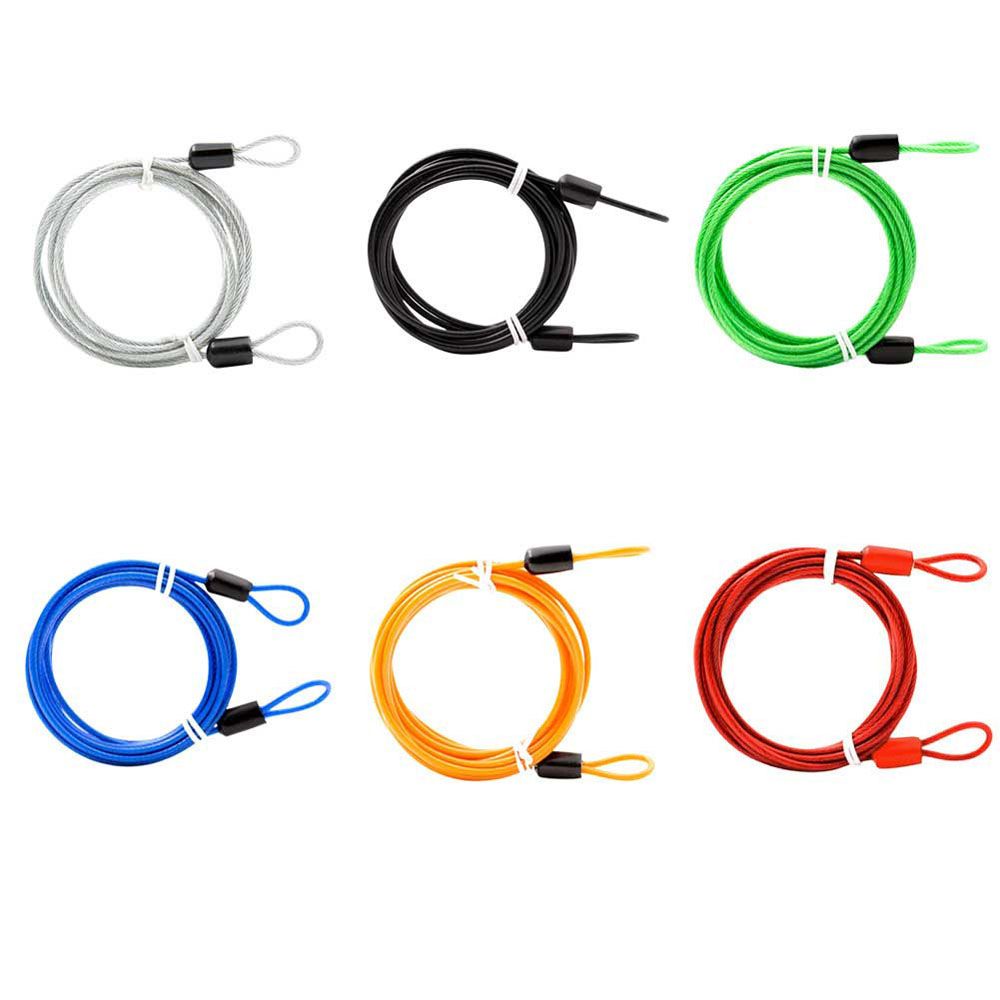 Bucle de seguridad para bicicleta, Protector para casco de motocicleta, cuerda de alambre de acero para bicicleta de carretera, candado de Cable de acero fuerte, Cable de bloqueo para bicicleta