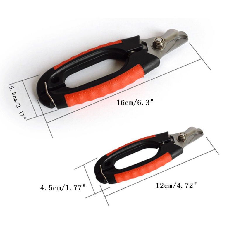 Professionele Hond Nagelknipper Cutter Rvs Grooming Schaar Clippers voor Dieren Katten met Lock Maat S M