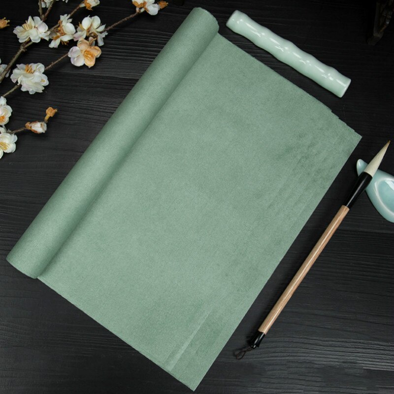 Batik Xuan Paper Rijstpapier Chinese Calligraphy Rice Paper Rolling Retro Small Regualr Script Calligraphy Half Ripe Xuan Paper