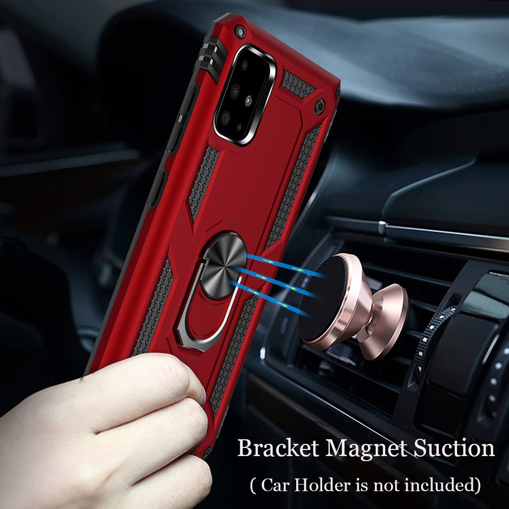 For Samsung Galaxy A51 Case Car Holder Mgnetic Ring Bracket Armor Cover For Samsung Galaxy A71 A50 A50S A30S Phone Cases