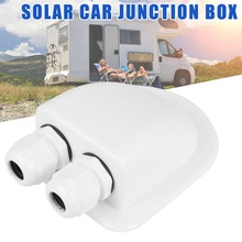 Caravan Solar Car Junction Box Plastic Roof Wire Entry Gland Box Solar Panel Cable Motorhome Junction Box RV Caravan Accessories