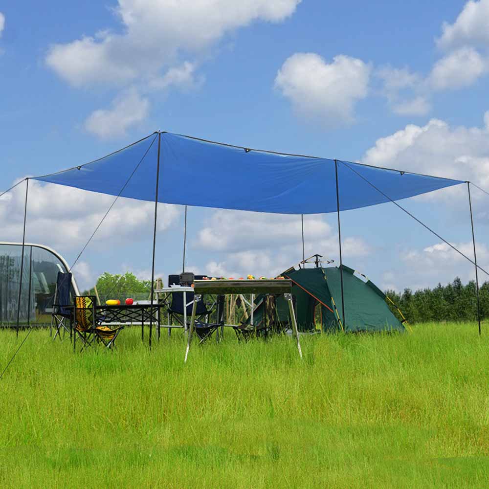 Large Camping Awning Outdoor Waterproof Rainproof Fishing Sunscreen Pergola Cloth UV-proof Beach With Dtrut Awning Canopy