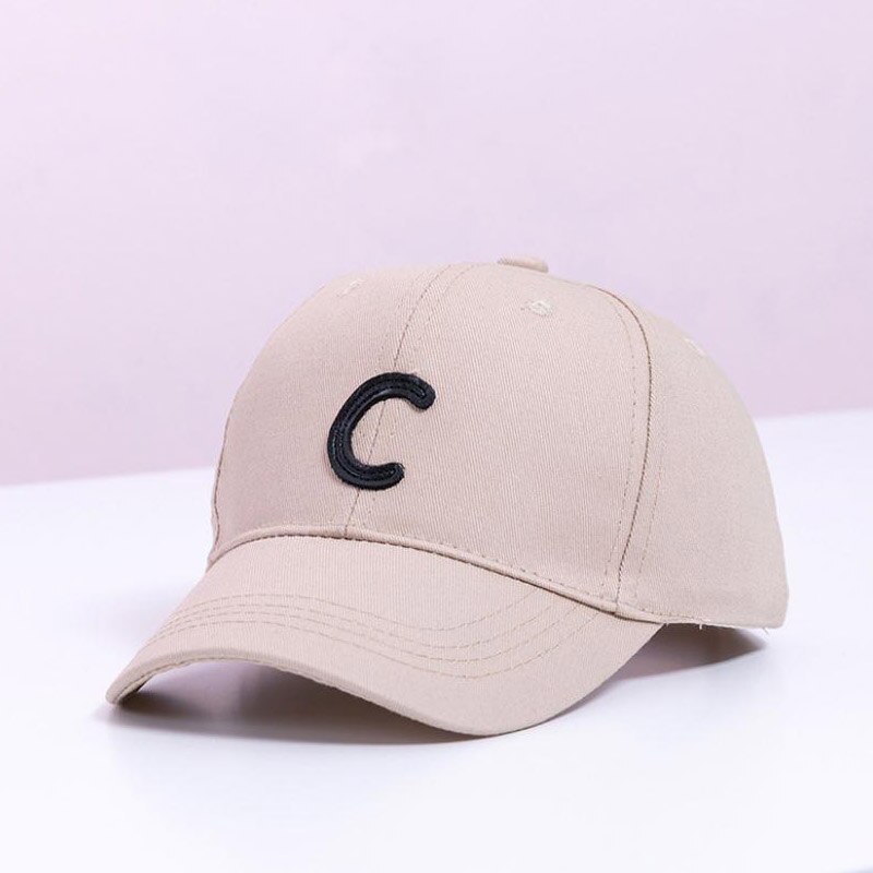 Doitbest Parent-child caps Spring Children Baseball Cap Boy Girls Embroidery letters Snapback adjustable Kid Hip Hop Hat Sun cap: C Beige