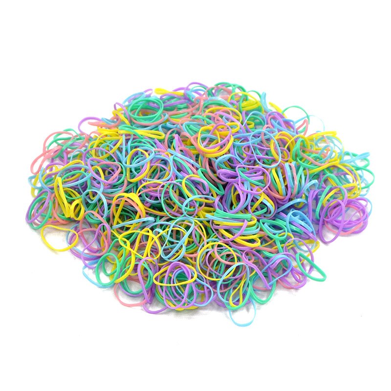 2000 Pcs Small Transparent Clear Black Rubber Bands Rope Hair Ties For Baby Gum Elastic Hair Band For Girls Hair Accessories: 5