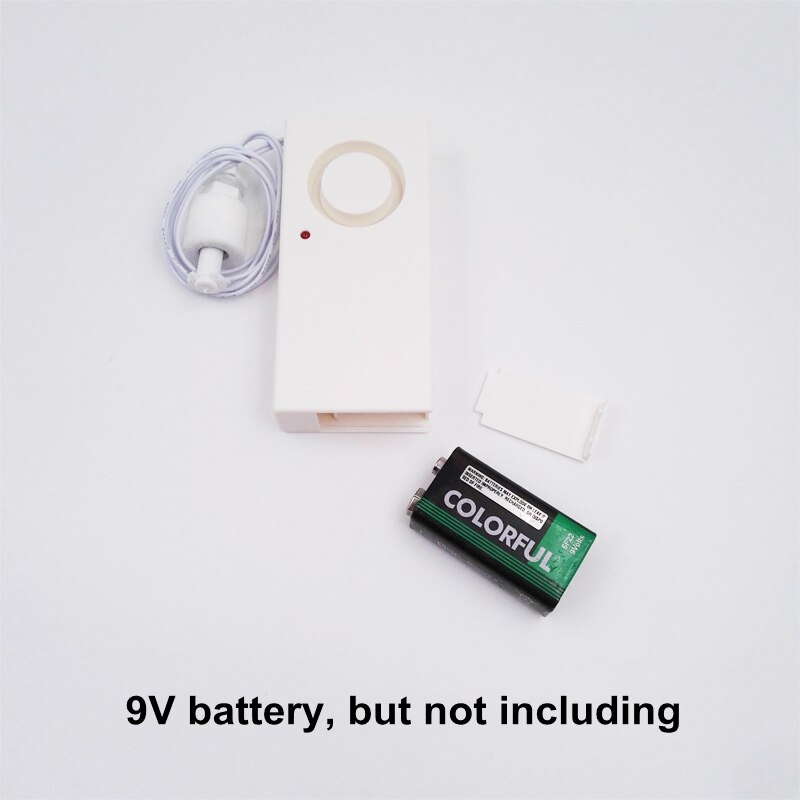 Home Alarm Fish Tank Water Leakage Alarm Sensor 115dB Sounder Stand Alone Water Detection Flood Alert Overflow Security Alarm