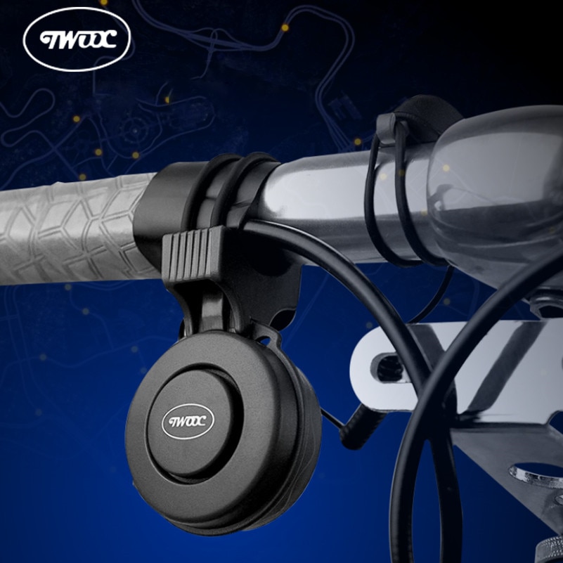 Twooc Elektrische Fahrrad Glocke Usb Ladung Bike Radfahren 120db Lenker Ring 3 Modus Geluiden Sicherheit Wasserdichte