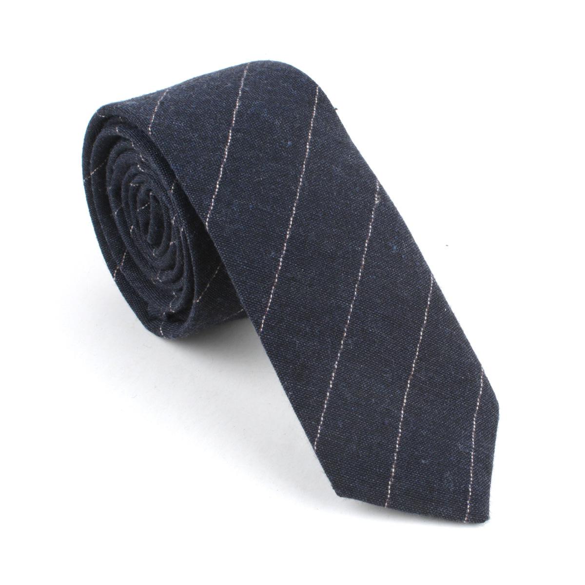 Mærke herre vintage solid hals slips til mand stribe rød blå bryllup business slim slips corbatas tyndt slips: 2