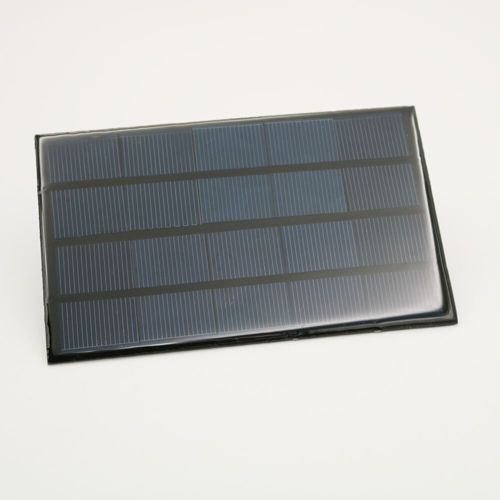 5V 2W 400mA panel solar polisilicio DIY cargador de batería pequeño mini Cable de batería solar juguete luz solar 5V