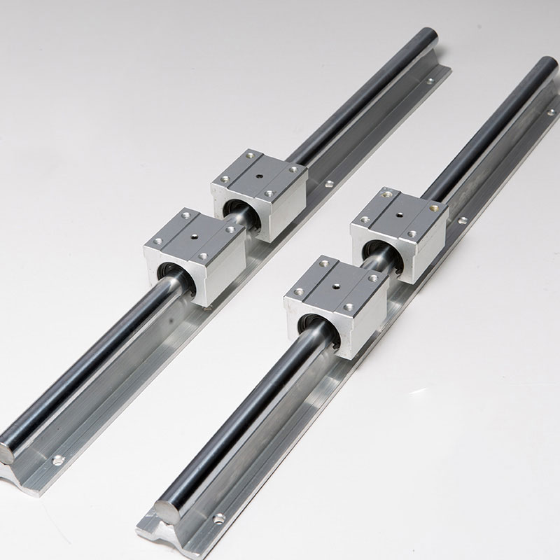 SBR12 12mm Linear Guides Rail Length 200mm to 1000mm 2pcs Linear Guide with 4pcs SBR12UU Linear Bearing Blocks for CNC Parts