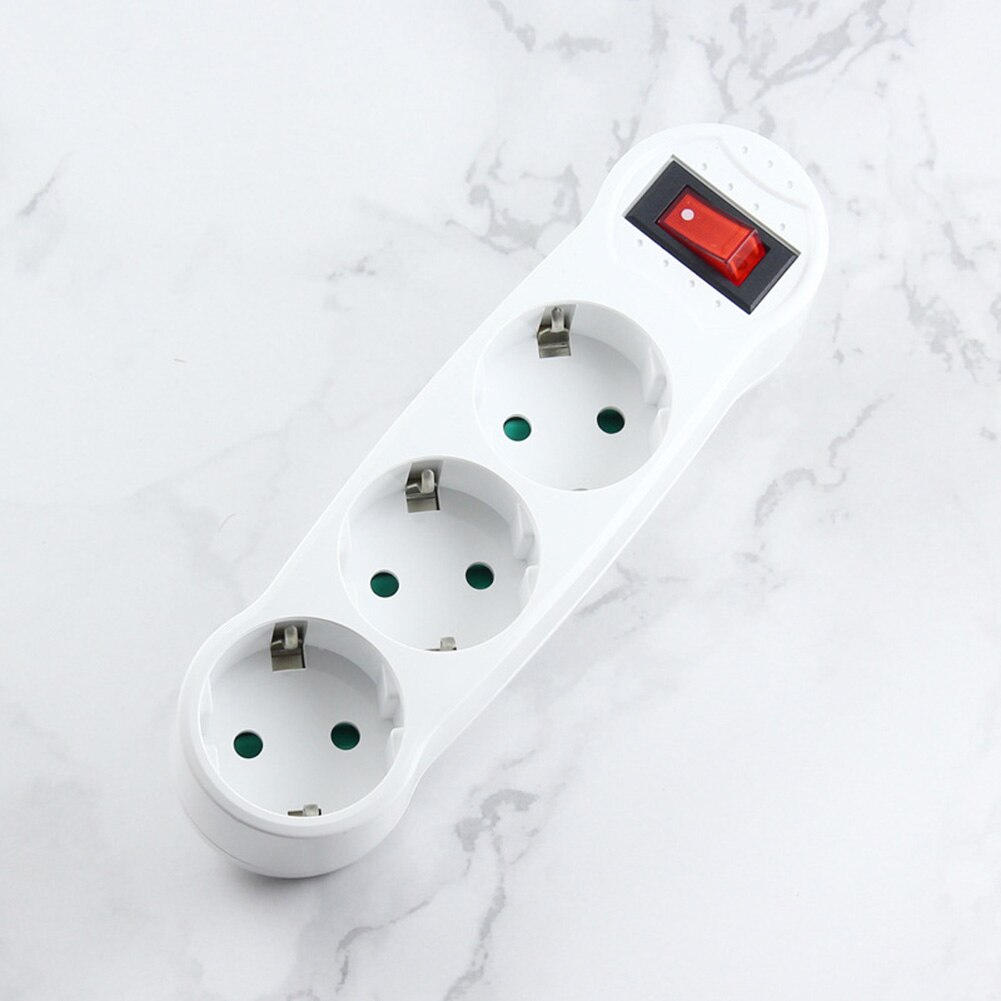 European Type Conversion Plug 1 TO 3 Way EU Standard Power Adapter Socket EU standard 250v