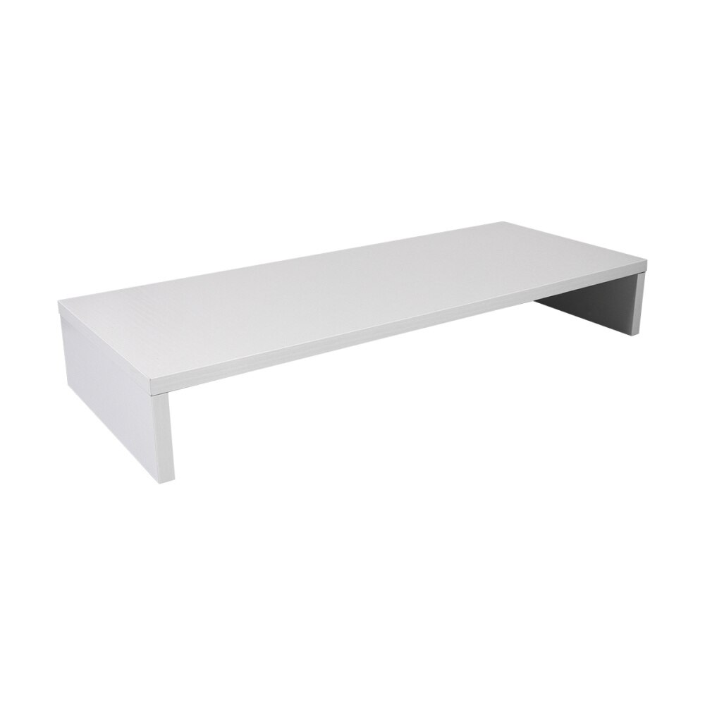 Multi-function Desktop Monitor Stand Computer Screen Riser Thicken Board Rack Laptop Stand Desktop Notebook TV Shelf (White): Default Title