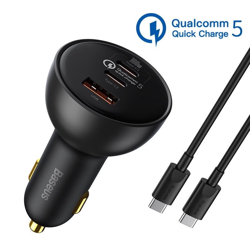 Baseus Auto Ladegerät 160W Schnelle Ladung QC 5,0 Auto Telefon Ladegerät Auto Leichter Slot Ladegerät Für iPhone 13 12 Profi Laptops Tabletten: Ursprünglich Titel