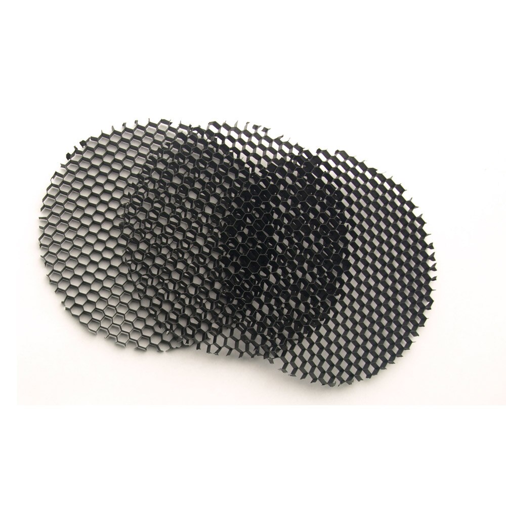 LED Soft light shade hood downlight spotlight round honeycomb mesh cover black anti-glare anti-dazzling light aluminum