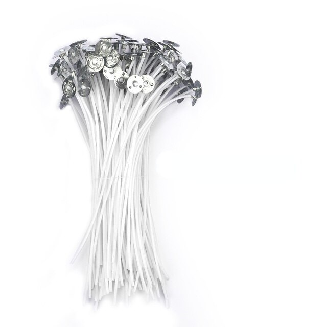 20pcs/bag Pure Cotton Core Candle Wicks Diy Candle Making Pre-waxed With Oil Wicks For Party Supplies: D 15CM 20PCS
