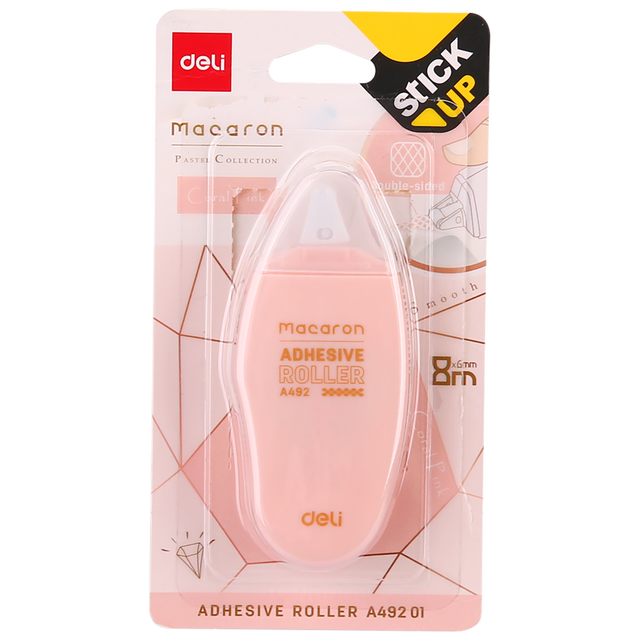 DELI Adhesive Roller Tape Glue 6mm*8m Student Double Sided Tape Strong StickySchool Office Stationery