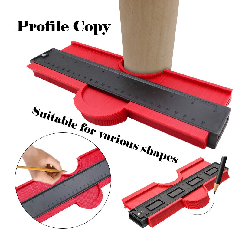 Profile Copy Contour Duplicating Gauge Contour Template Plastic Contour Duplicating Copier Measuring Tool