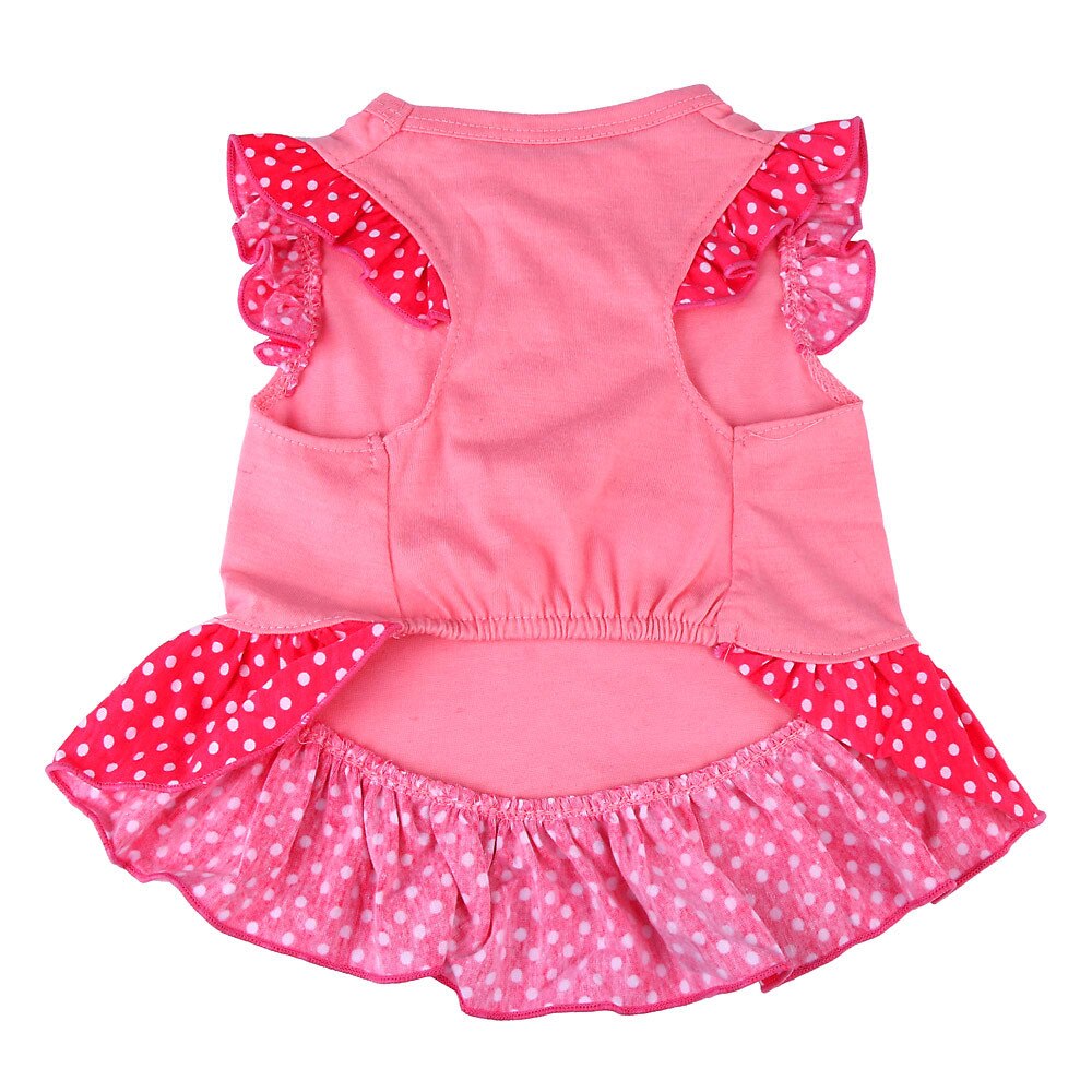 Clothes For Small Dogs Pet Puppy Small Dog Apparel Clothes Fly Sleeve Dress Dog Clothes Dress For Dogs Одежда Для Собак Мелких