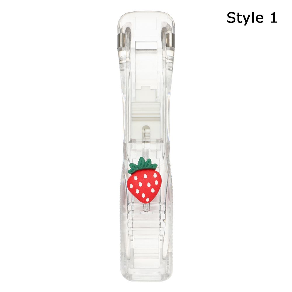 2022 Push Clip Stapler Staple Remover Binder Push Clamp Tape Dispenser Paper Clips Office Supplies Set Desktop Supplies: Style 1