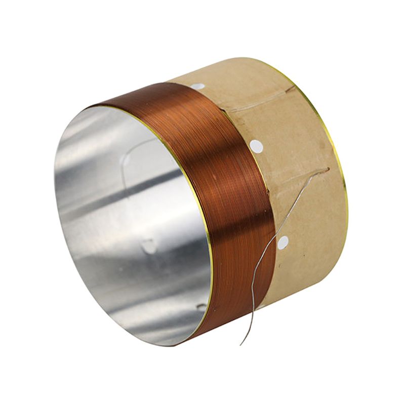 1 para 38.5/75.5MM głośnik Bass cewka drgająca biały aluminium dźwięk wylot powietrza dla głośnik Subwoofer akcesoria do naprawy