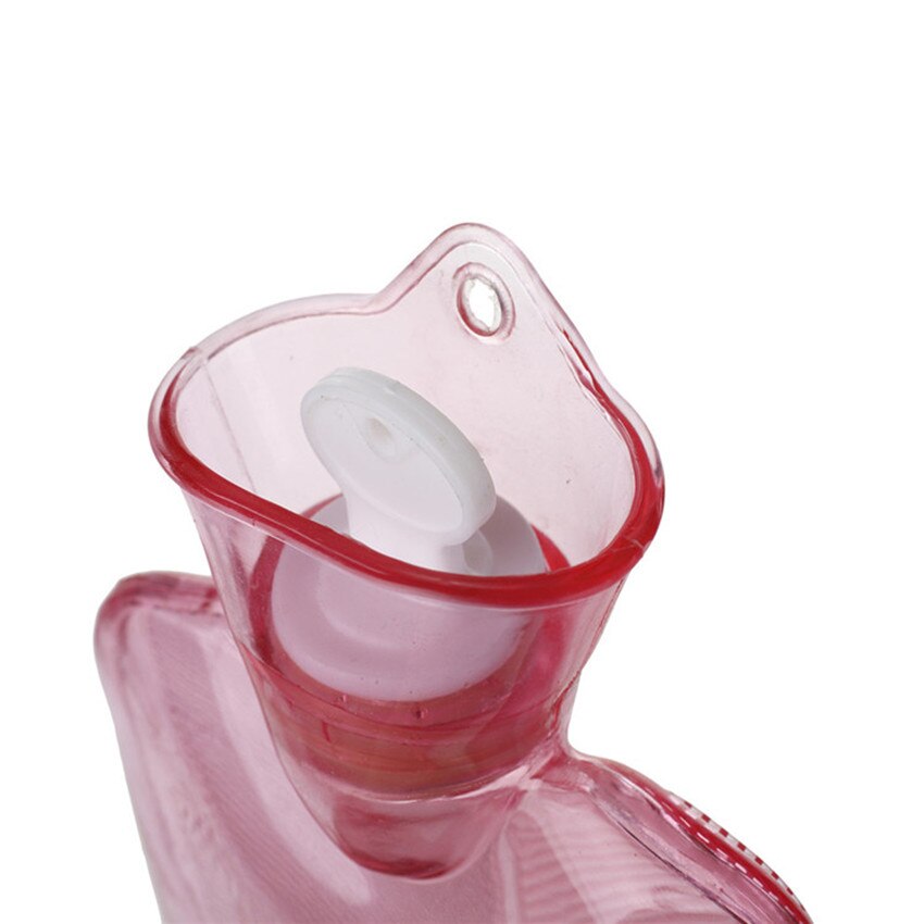 Mini botella de agua de pvc para manos, botella de agua de goma con cubierta de forro polar, 250ml