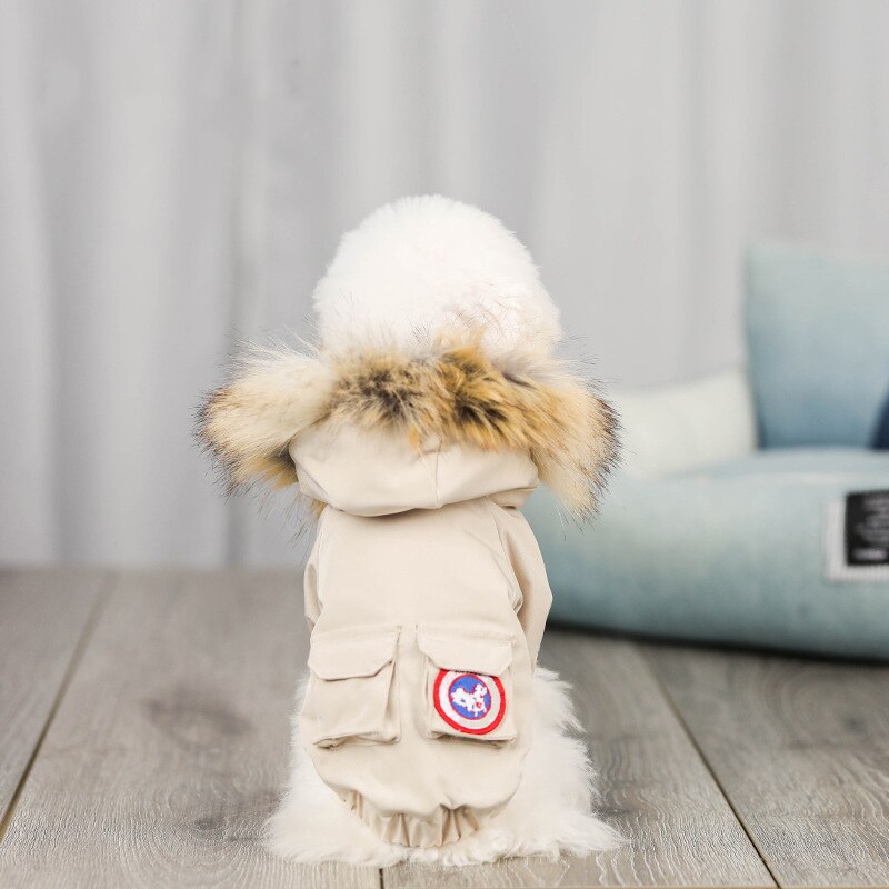 Haustier Kleidung Warme Unten Jacke Winddicht Hund Kleidung Parkas Winter Welpen Mantel Kleidung für Kleine Hunde Chihuahua Weihnachten