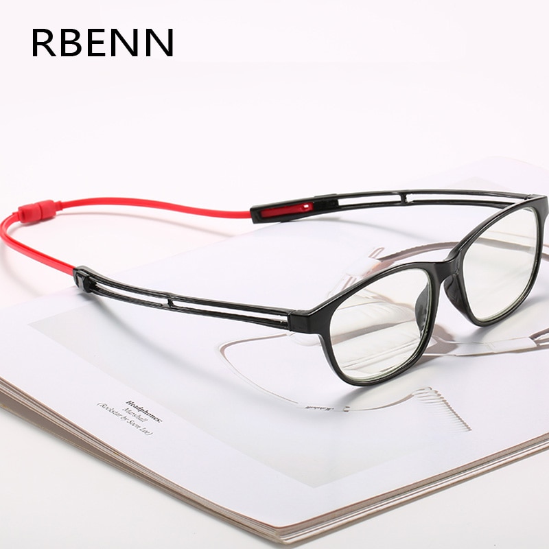 RBENN Leesbril - Hangende Nek Magnetisch Ontwerp - Anti-reflecterende Polycarbonaat Glazen - Unisex