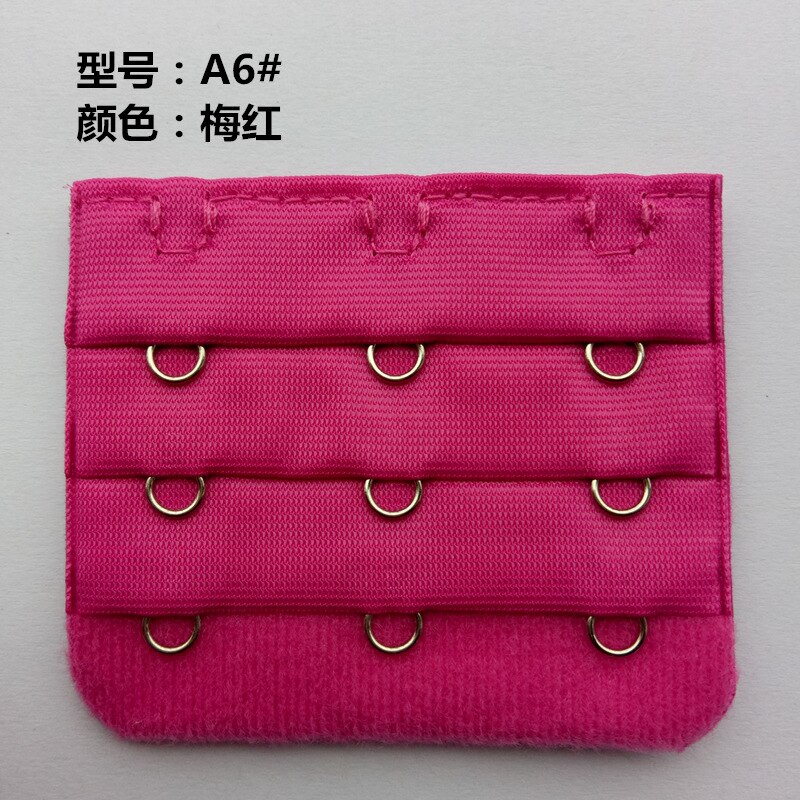 Extensores de sujetador de acero inoxidable para mujer, 3 filas * 3 hebillas, ganchos, hebilla de extensión de ropa interior, accesorios íntimos, 2 unids/lote: Style 11