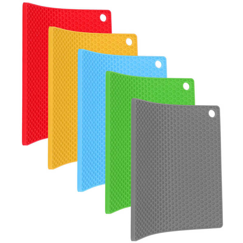 Magnetron Mat Anti-Brandwonden 17X17Cm Eenvoudig Te Reinigen Temperatuur Slip Isolatie Mat Voor Keuken