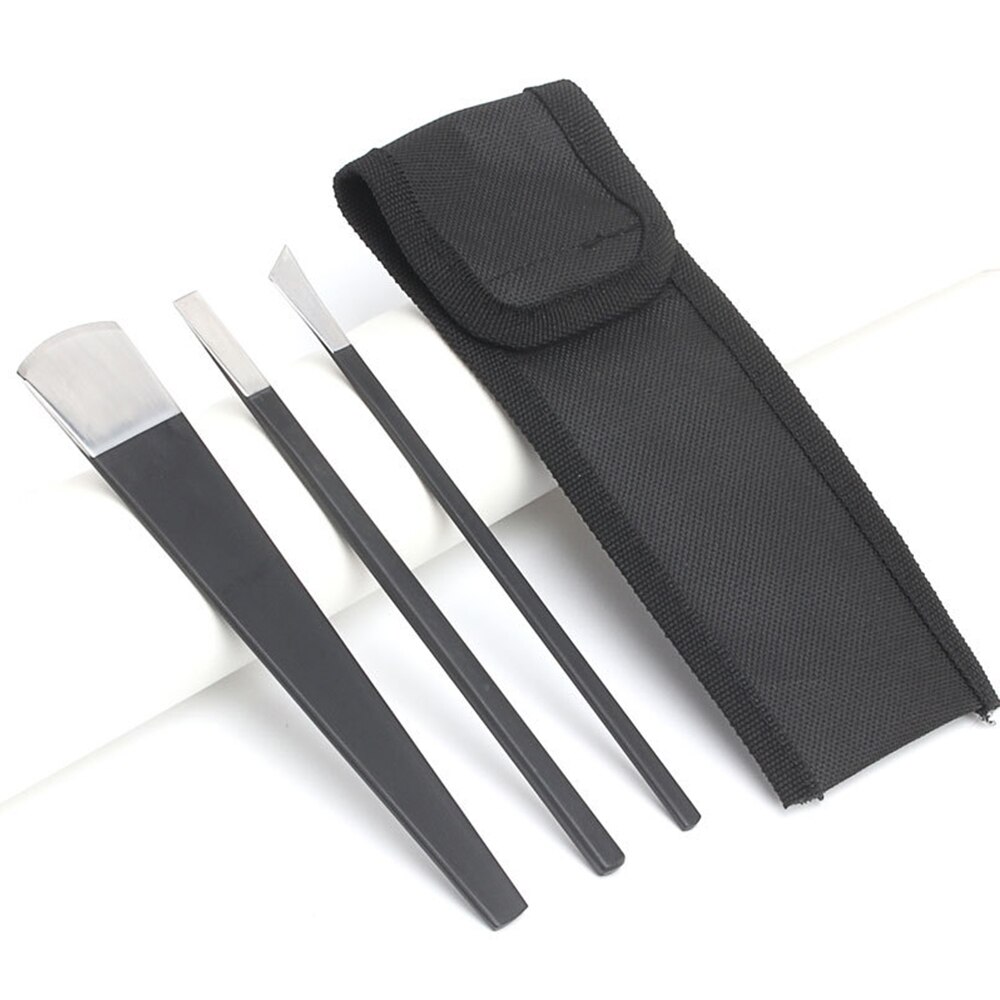 Outil de coupe pour le cuir, bricolage artisanat bord de coupe, outils de lame, couteau de coupe pour l'amincissement du cuir, 3/4 pièces: Gris clair