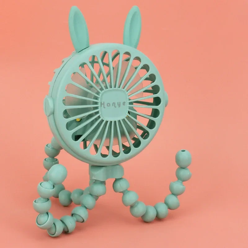 Ventilador portátil con Clip recargable por USB, 3 velocidades, 600mAh, Mini enfriador de aire, electrodomésticos de refrigeración para el hogar, eléctrico, frío: YELLOW