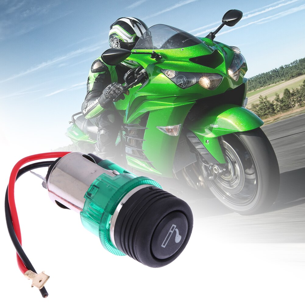 12V 120W Draagbare Motorfiets Auto Sigarettenaansteker Stopcontact Plug Boot Auto Sigarettenaansteker