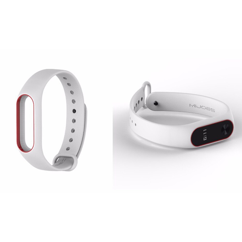 Mijobs Mi Band 2 Strap Silicone Bracelet Wristband Smart Band Accessories wrist mi band2 black Strap for Xiaomi mi band 2 Strap