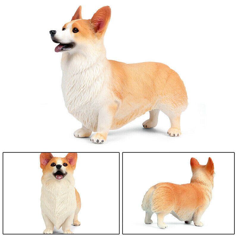 Pembroke Welsh Corgi Figure Dog Pet Animal Model Toy Collector Decor Kids Educational Toys Decoration Kid Birthday